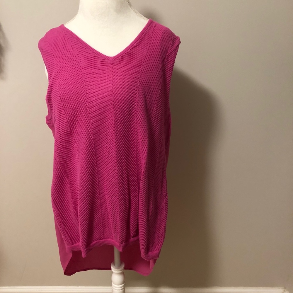 LIMITED brand.  Pink Sleeveless Sweater